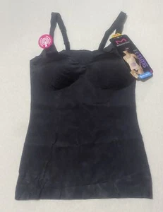 Maidenform Women’s Cami Shape-wear, Black, Size Large - Picture 1 of 9