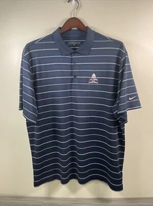 Nike Golf Dri Fit US Open Championship Short Sleeve Polo Shirt Men’s XL Blue - Picture 1 of 11