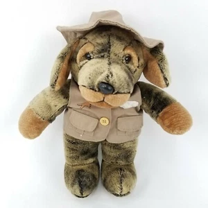 Dan Dee Collectors Choice 11" Cachorro Perro Peluche con Safari Explorer Chaleco y Sombrero - Imagen 1 de 6