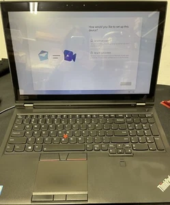 Lenovo ThinkPad P52 15.6"(512GB SSD, Intel Core i7-8750H, 2.60GHz, 8GB) Laptop - Picture 1 of 11