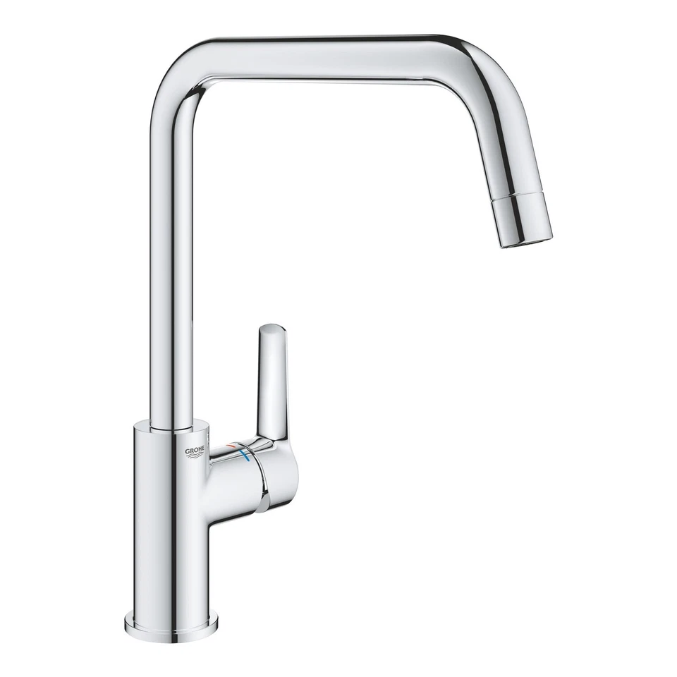 Grohe Quickfix Start Single Lever Monobloc Kitchen Mixer Tap - Chrome 30470000