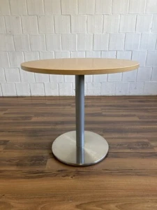 VS Besprechungstisch rund 80cm Buche grau robust - Bild 1 von 3
