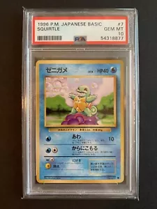 Juego Base Japonés Pokémon Squirtle 7/102 PSA 10 (54318877) - Imagen 1 de 2