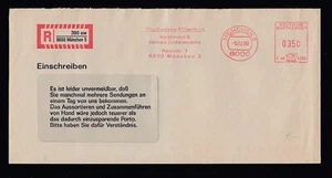 Bund,1989,eingedruckter R-Zettel "München",auf Bedarsfensterbrief -siehe scan- - Bild 1 von 1