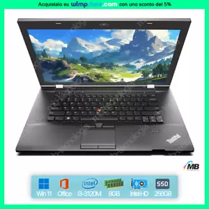PC PORTATILE RINNOVATO LENOVO L530 i3 RAM 8GB SSD 256GB WIN 11 OFFICE GRADO B - Foto 1 di 1