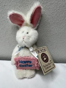 Boyds Bear Mini Hershey’s Kisses Bunny Floppy HB Heirloom Plush Ornament Rare - Picture 1 of 9