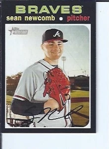 Sean Newcomb 2020  Topps Heritage SP - Picture 1 of 1