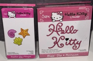 Sizzix Hello Kitty Lot of 2 - Hello Kitty Phrase and Sea Shells 2008 - Picture 1 of 4