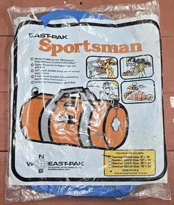 Vintage NOS 1980s Eastpak Sportsman Duffle Bag Made In USA Classic Outdoors 9x18 - Picture 1 of 9