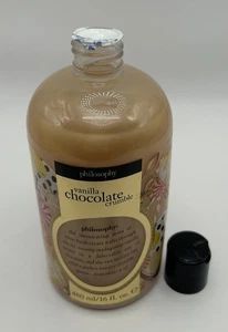 PHILOSOPHY VANILLE SCHOKOLADE CRUMBLE SHAMPOO BAD DUSCHGEL KÖRPERWÄSCHE 16 Unzen NEU - Bild 1 von 4