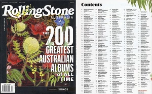@ MAGAZINE: ROLLING STONE 2021/2022 Special Collector Ed 200 GREATEST AUSSIE ALB - Picture 1 of 3