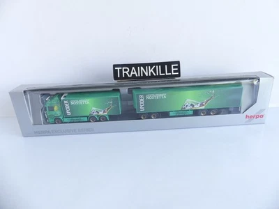 HERPA 1:87 HO CAMION SCANIA R 09 TL HZ + REMORQUE NOSTETTA - Photo 1/4