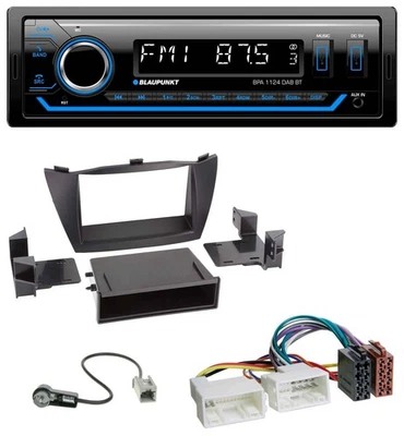 Blaupunkt Bluetooth USB DAB MP3 Autoradio für Hyundai Tucson (2010-2015) - Bild 1 von 4