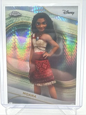 2025 Topps Chrome Disney MOANA No. 10 Moana Prism Refractor - Image 1 of 2