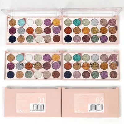18 Colors Eye shadow Pigment Pearl Glitter Matte Shimmer Eyeshadow Palette - Image 1 of 4