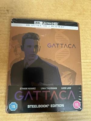 GATTACA (1997) 4K UHD COLLECTORS BLU RAY STEELBOOK NEW & SEALED - Image 1 of 4