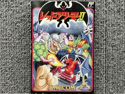 CAPCOM Red Arremer II Demons Crest Famicom NES Nintendo Japan Action Ghosts - Image 1 of 4