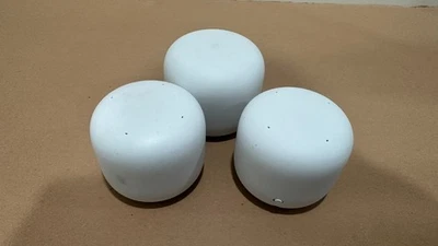 Google Nest Wi-Fi Router Model H2D Snow White Dual Band AC2200 W/ 2 Nodes. - Image 1 of 4