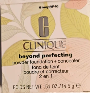 NEU Clinique Beyond Perfecting Powder Foundation + Concealer 06 Ivory 14,5g - Bild 1 von 2