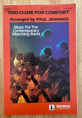 MÚSICA DE BANDA DE MARCHA - Demasiado cerca para la comodidad - 1981 PUNTUACIÓN COMPLETA - Paul Jennings Foto 1 de 2