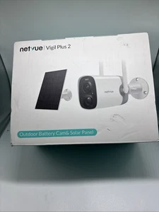 NETVUE Vigil Plus 2 Wireless Outdoor Security Camera Solar Panel Waterproof - Picture 1 of 5
