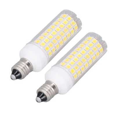 (Two) E11 Bulb Ceramic LED Lamp 102LED 10W Dimmable Bulb AC100-120V (natural Lig - Image 1 of 4