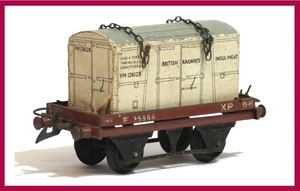 HORNBY TRAIN: R160 NO.50 BR FLAT TRUCK & CONTAINER - OVP - Bild 1 von 3