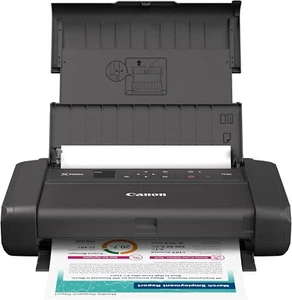 Imprimante portable sans fil Canon PIXMA TR160, AirPrint, 1,44" OLED, plateau de 50 feuilles - Photo 1/9