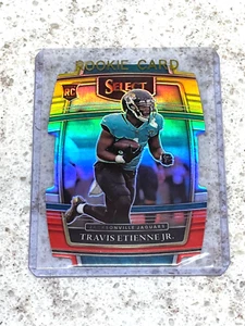 TRAVIS ETIENNE JR ~ 2021 Select Concourse #43 ROOKIE Red Yellow Prizm Die-Cut - Picture 1 of 3