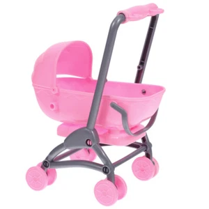 Children's Play House Toy Baby Dollhouse Nursery Stroller for Dolls - Picture 1 of 12