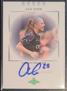 AVA COOK 2022 PARKSIDE NWSL PARAMOUNT ON-CARD AUTO CHICAGO RED STARS #PSS-AC - Picture 1 of 2
