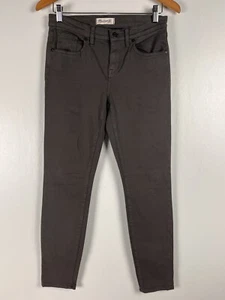 Madewell Skinny Skinny Pants Sz 28 GUC Grey Stretch Womens - Picture 1 of 7