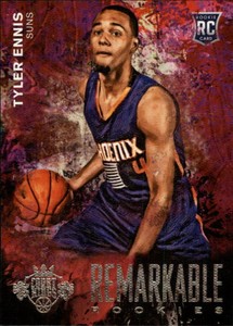 2014-15 Court Kings Remarkable Rookies Suns Basketball Card #20 Tyler Ennis