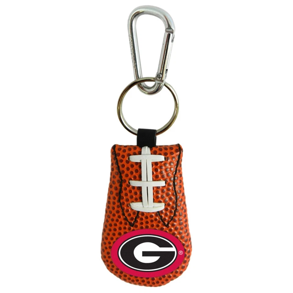 Georgia Bulldogs Classic Football Key Ring - Image 1 of 1