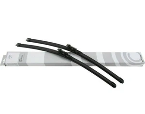Genuine Front Pair Windshield Wiper Blades For BMW 1 Series E81 E82 E87 E88 RHD - Picture 1 of 8