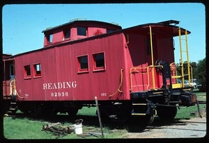 Original Rail Slide - RDG Reading 92936 Kempton PA 9-4-1989 - Caboose - Picture 1 of 1