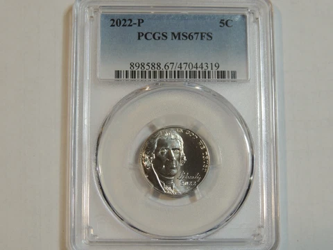 2022 P PCGS MS67FS JEFFERSON NICKEL Cover