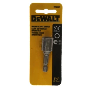 DeWALT DW2227 Driver dado magnetico 7/16"", lunghezza 1-7/8 - Foto 1 di 11