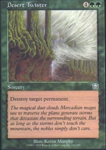 4 Desert Twister ~ Lightly Played Mercadian Masques 4x x4 Playset MTG Magic Gree - Image 1 of 1