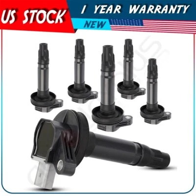 6 Ignition Coil Pack For 2010-2012 Ford Flex Taurus Lincoln MKS MKT V6 3.5L - Image 1 of 4