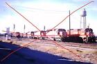 Original 1988 Cp Rail Locomotive Yard Toronto Canada Slide 9450