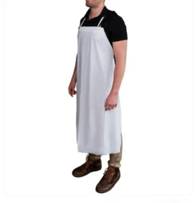 Vinyl Aprons White 35x45 6.0 mil 35" X 45" 1338W CASE of 50 Pieces NEW - Image 1 of 2