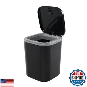 Hommp 0.5 Gallon Tiny Countertop Trash Can, Mini Desktop Garbage Can with Pus - Picture 1 of 5