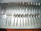 32 PIECES MODERN STEEL-CRAFTS  STAINLESS SPOON,KNIVES,FORKS JAPAN