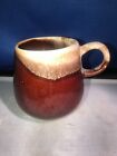 Vintage McCoy Pottery Brown Drip Oven Proof Coffee Cup Glazed #7025