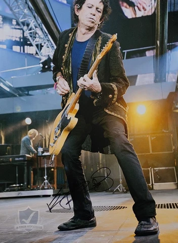 Keith Richards Signed 16X12 Photo ACOA Certified SA18535 Cover