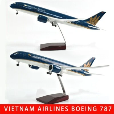 Avião Vietnam Airlines modelo A350 18" 1/142 com LED voz e luz mini avião - Imagem 1 de 4