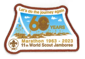 2023 World Scout Jamboree GREECE / HELLENIC SCOUTS WSJ1963 60 ANNIV BRONZE PATCH - Bild 1 von 2