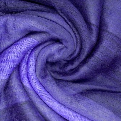 SOFT & WARM & COZY STRIPED BED SOFA ALPACA WOOL THROW BLANKET HOME DECOR 90"x65" - Image 1 of 3