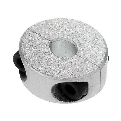 Aluminium Clamp 6mm X 20mm Diameter Split Collar Lock Limit Ring Fixing Shaft • 9.88£
